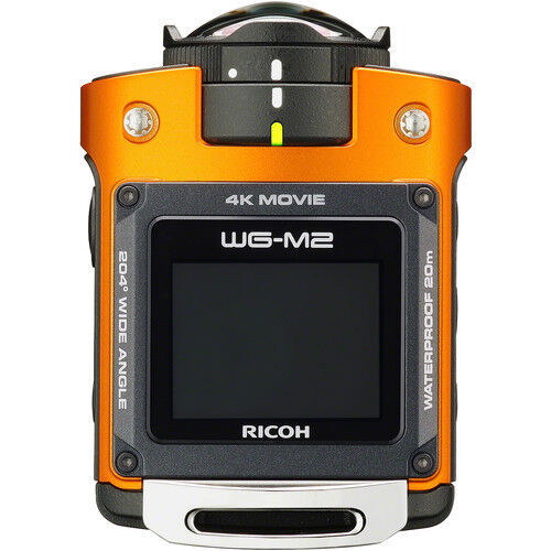 RICOH UHD 4K Action Video Camera 1.5-Inch LCD Orange WG-M2 in Cameras & Camcorders in Burnaby/New Westminster - Image 4