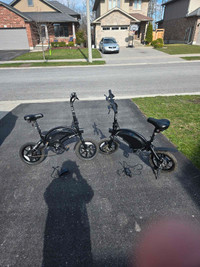 2 Foldable Electric Bikes
