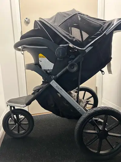 Evenflo Victory Plus Jogging Stroller Travel System with LiteMax, View more