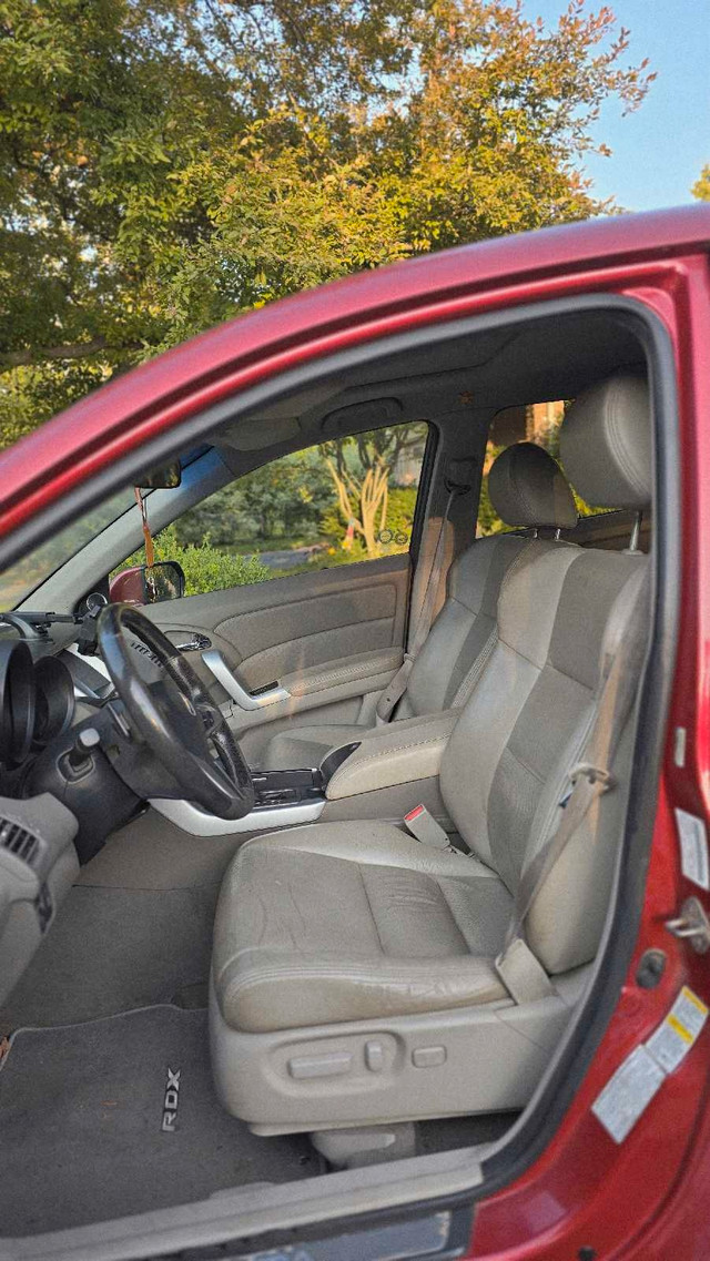  2007 Acura RDX – Fully Loaded | AWD | Red on Beige Lea in Cars & Trucks in Markham / York Region - Image 4