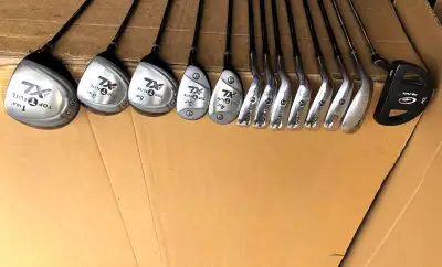 Full set of TopFlite XL golf clubs (13 clubs) in mint condition, View more