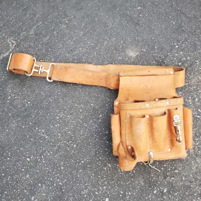 Heavy Duty  Leather Electricians Tool Pouch, View more