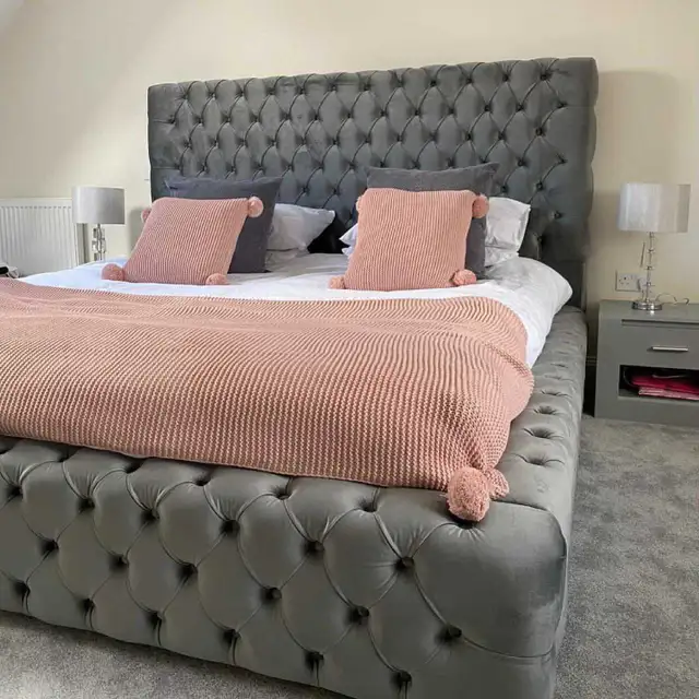 Comfortable bed with mattress64612065103874123