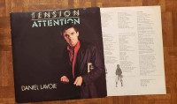 Daniel Lavoie - Tension Attention Vinyl LP complete With Inner S