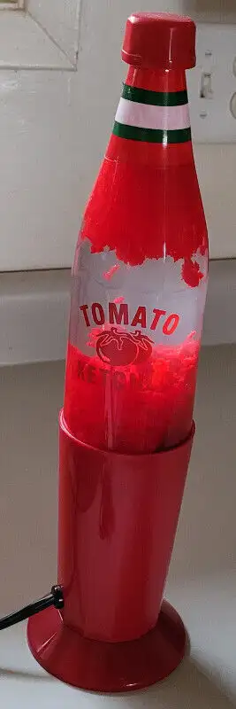 Vintage Retro Tomato Ketchup Lava Lamp in Arts & Collectibles in Oshawa / Durham Region - Image 3