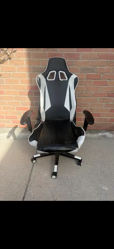 White and Black Gaming/Office/Desk Chair, View more