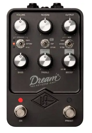 UAFX Dream '65 Reverb Amplifier Pedal. Mint Condition