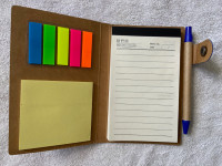 Jotting pen ruled line note book dairy colorful page tags
