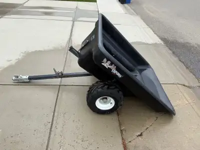Selling sxs or tractor small pull behind trailer. It dumps as well. Perfect for carrying firewood. I...
