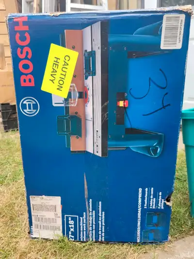 Bosch RA1181 router table - lightly used, View more