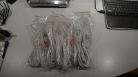 Lot of 10 power cables
