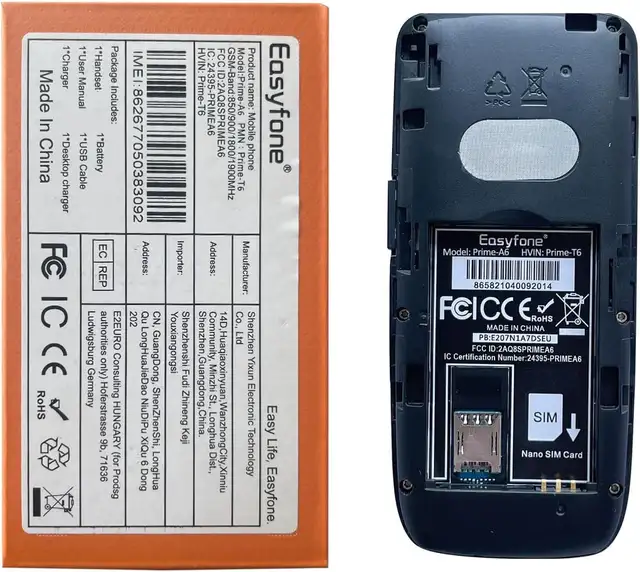 ❤️NEW IN BOX: Easyfone Prime-T6 4G Big Button Cell Phone in Cell Phones in Markham / York Region - Image 8