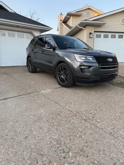 2018 Ford Explorer Sport 140,000km (will go up as it is our daily driver) -Weather tech mats through...