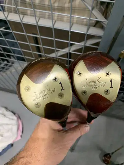 Persimmon Golf Driver - Vintage Irving King, View more