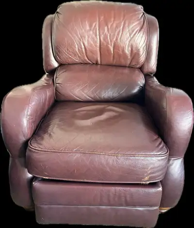 Leather recliner, View more