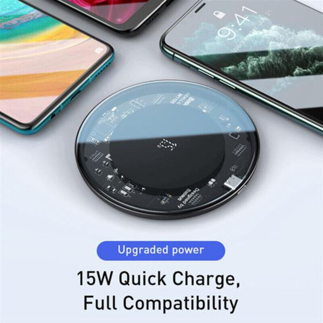 15W Wireless Charging Pad in Cell Phone Accessories in City of Toronto