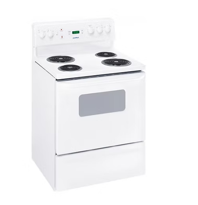 Stove - 30" Element 5.0 Cu Ft Coil Electric Range White- NEW, View more