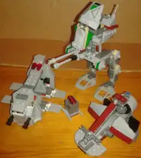 Lego Star Wars 7250 75035 75078, lot de 3 kits, no minifigs