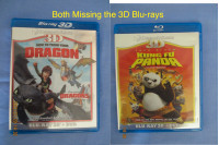 How to Train Your Dragon and KungFu Panda DVDs