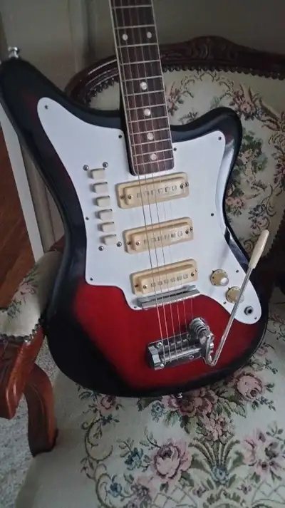 1966 "Pleasant" guitar by Shinko-Gakki Japan, View more