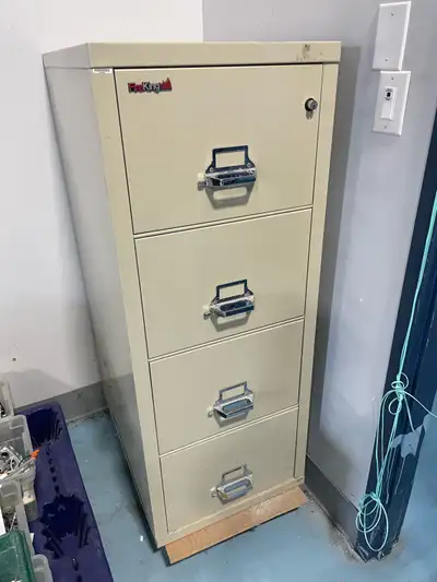 FireKing 4-Drawer Filing Cabinet. PU Birchmount&Eglinton , View more
