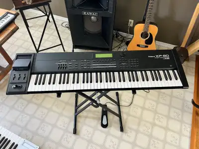 A powerhouse of the late ‘90s and early 2000s, the Roland XP-80 is a legendary 76-key workstation kn...