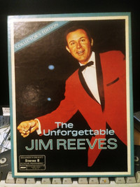 Jim ReevesThe Unforgettable  8 Track Four Tape Boxed Set As New