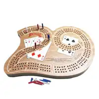 Cribbage Board Game Set 29 with 9 Cribbage Pegs