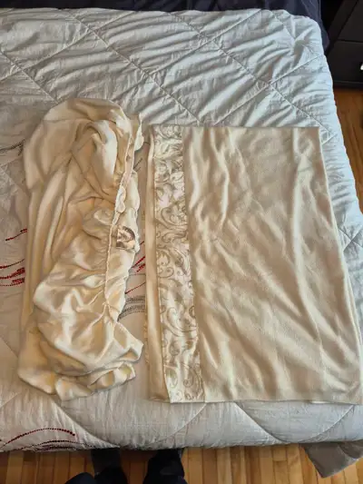 drap  contour et couverture santé pour lit simple , View more