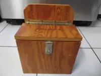 Vintage Solid Wood Hand Made Suggestion/Ballot Box Circa 1970s