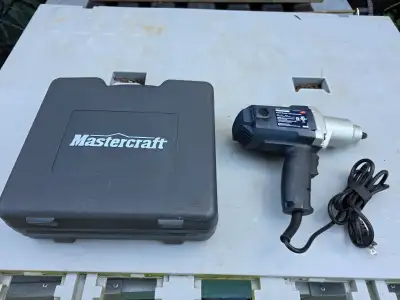 1/2" Mastercraft 7.5A Corded Single Speed Impact Wrench Friction, View more