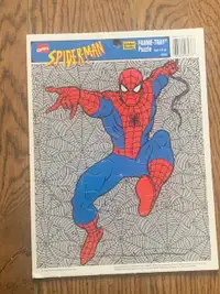 1995 Spider-Man Golden Books Frame-Tray Puzzle Marvel Comics new