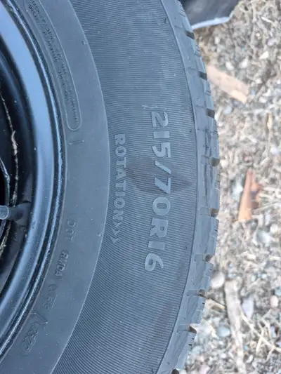 Selling 4-16 inch black steel rims. Also have 2 brand new 215 70 R16 Motomaster Winter Edge tires