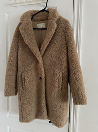 Aritzia faux fur coat (size xxs)
