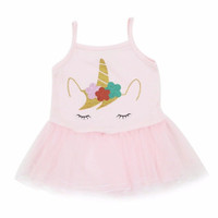 UNICORN BABY PINK TUTU DRESSES - BRAND NEW