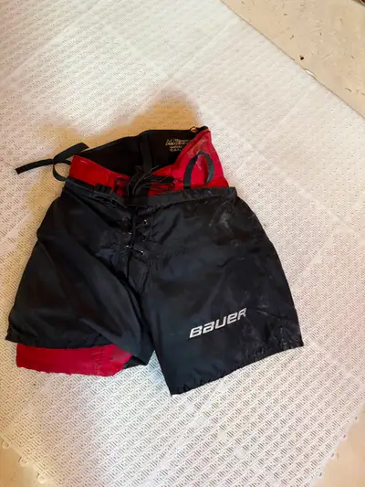 McKenney Youth Large Goalie Shorts – Red/Black, View more