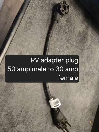 50 amp male to 30 amp female