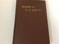 MEMOIRS OF PETER ROBINSON JARVIS