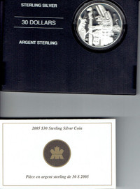 CANADA. $30 SILVER COIN "TOTEM" /EN ARGENT, 2006.