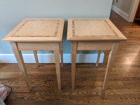 Solid Maple Side Accent or End Tables