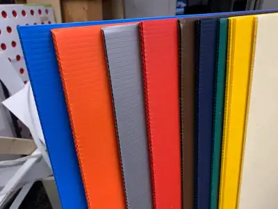 Color Coroplast Corrugated Plastic Sheets White Black Clear 4x8, View more