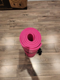 Pink yoga mat