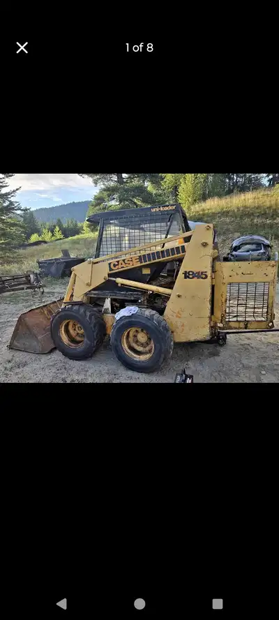I have a 1988 case skid steer that runs an work. Needs a little love. I also have a tri-axle trailer...