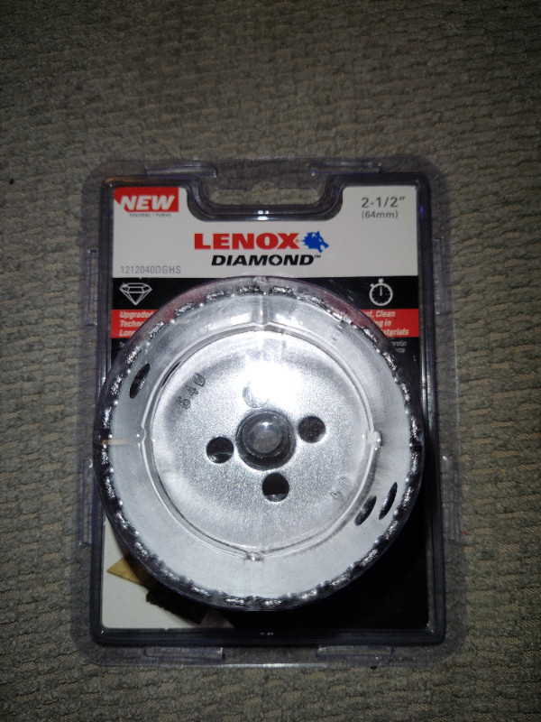 Lenox 2-1/2" (64mm) Diamond Hole Saw Price Reduced  in Power Tools in Mississauga / Peel Region