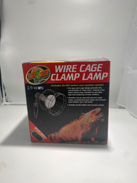 Wire Cage Clamp Lamp - BNIB - Zoo Med Reptile Heat Source