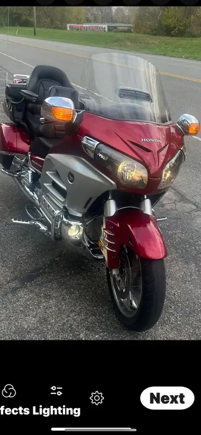 Looking to sell my 2012 Honda Goldwing 1800cc. This used touring bike offers a smooth ride and plent...