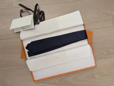 Hermès men's tie magnifying H tie (H334161T 01), View more