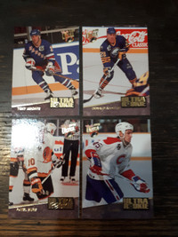 1992-93 Fleer Ultra Hockey "Ultra Rookie" Insert Set