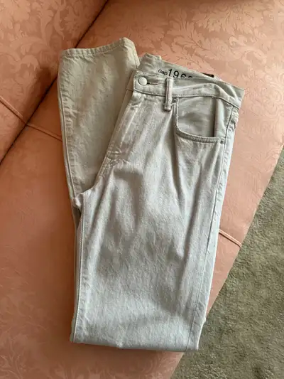 New - Men's GAP 1969 100% Cotton, Slim Fit Jeans, Blue Weft, 30w, View more