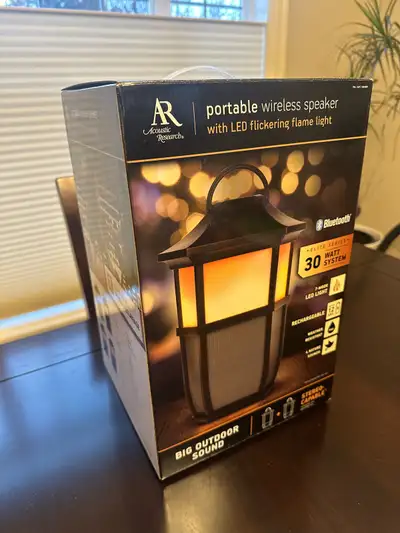 AR portable wireless speaker **new**, View more